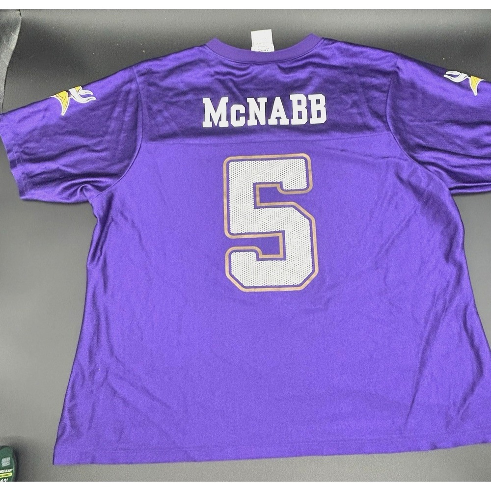Minnesota Vikings McNabb Football Purple Jersey NFL Team Apparel Womens XL nice